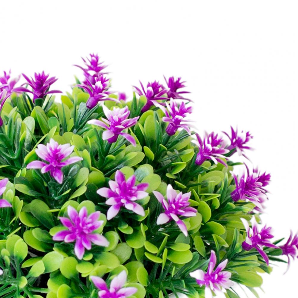 1pc Artificial Plants Bonsai Small Tree Pot Plants Fake Flowers Potted For Home Decoration Garden Decor Garden Mini Bonsai Plant