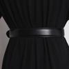 2.8cmVintage Genuine Leather Women's Belt with Metal Pin Buckle