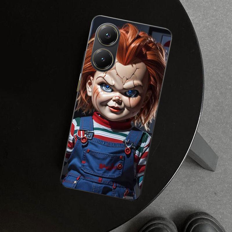Chucky Doll Horror Movie Phone Case Cover for Xiaomi Poco X6 X5 X7 Pro F7 Ultra Redmi 15C 15 13C 13 12C 12 10C 10 10A 9C 9A 9T 9