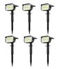 Waterproof Solar Garden Lights 23 LEDs Dual-Purpose Spotlights Outdoor Landscape Lights IP65 Dimmable 8pack Pathway Patio Yard