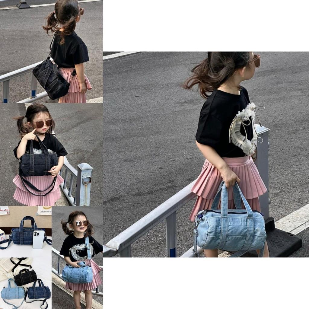 Stylish Childrens Bag 2024 Simple Fashionable Tote Shoulder Bag For Kids Unisex