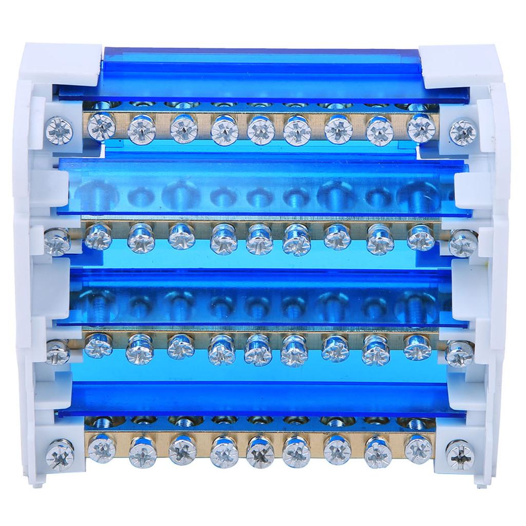 411 Skrzynka rozdzielcza listwy zaciskowej Szyna DIN 4-poziomowa, jednofazowa dla elektrotechniki