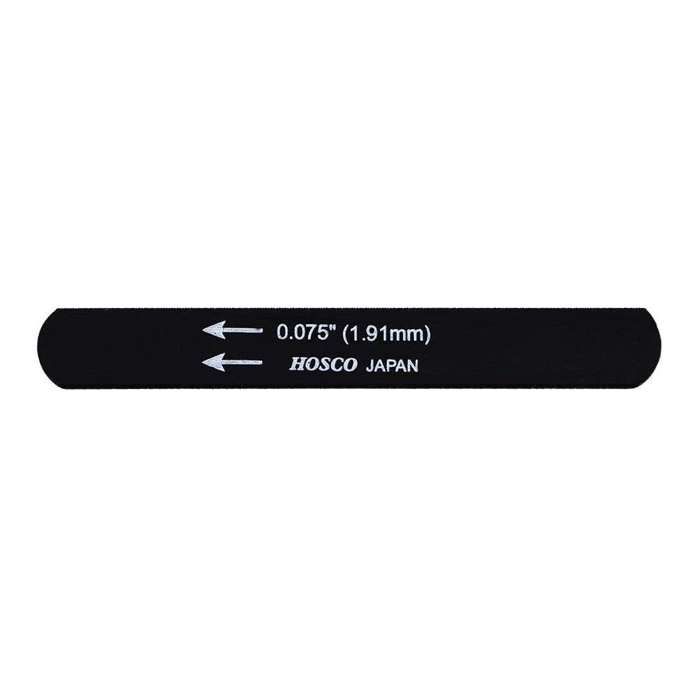 HOSCO Luthiers Tools Black Nut File 95mm Length Black Oxide Finish 0.075 Inch