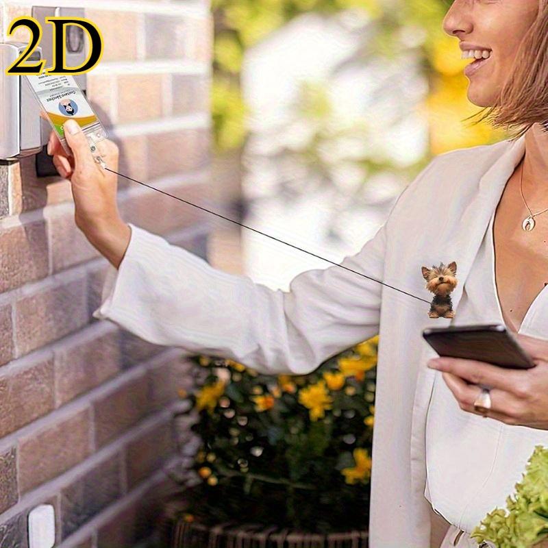 Fun Shape Badge Clip for medical, office, and education professionals. A great gift for dog lovers.