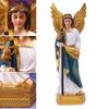 Angel Table Decor Resin Archangel Saint Raphael Statue Festival Supply Christmas Figurine Home Decoration Church Gifts