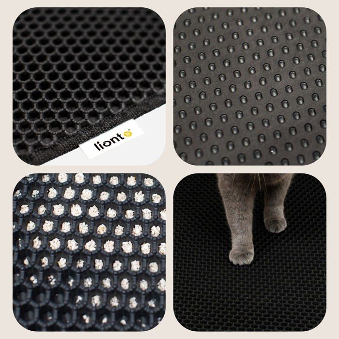 Tapis de litière - lionto - cm00327 - mousse de caoutchouc eva - antidérapant - imperméable