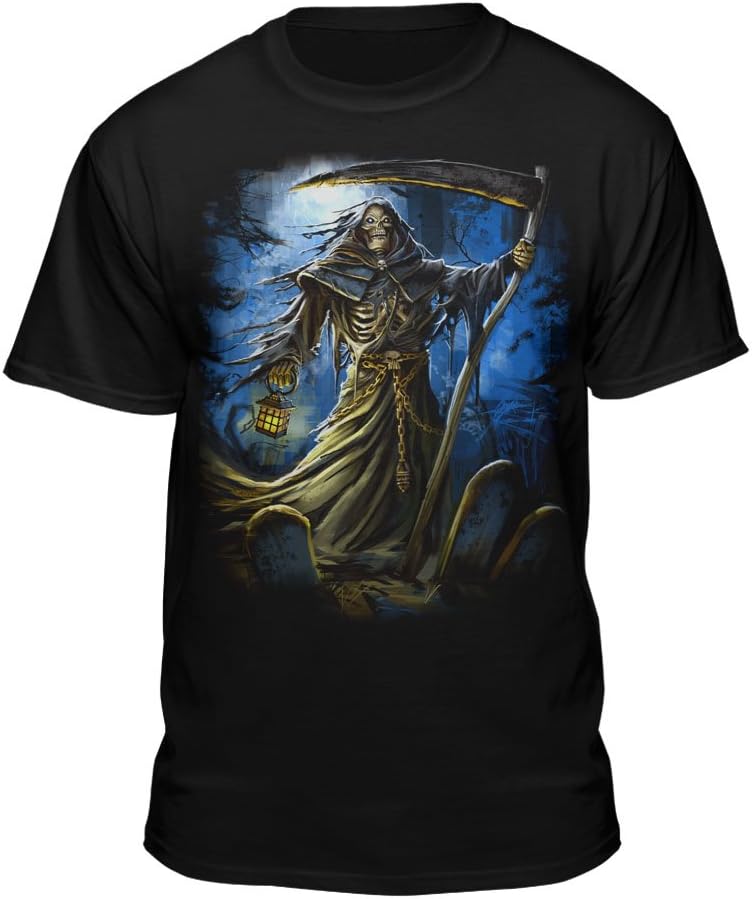 Grim Reaper with Scythe and Lantern T-shirt
