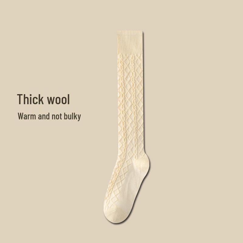 Women's Knee-High Calf Socks for Autumn and Winter