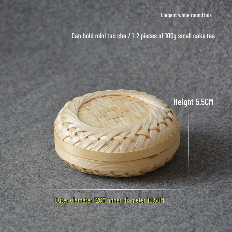 Bamboo Woven Tea Storage Gift Box for Pu er Tea