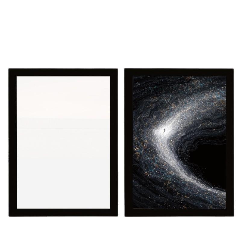 22cm/8.66in Universe 3D Light Painting Cartoon Night Creativity Collectible Mirror Table Lamp Bedroom Decoration Luminous Gifts