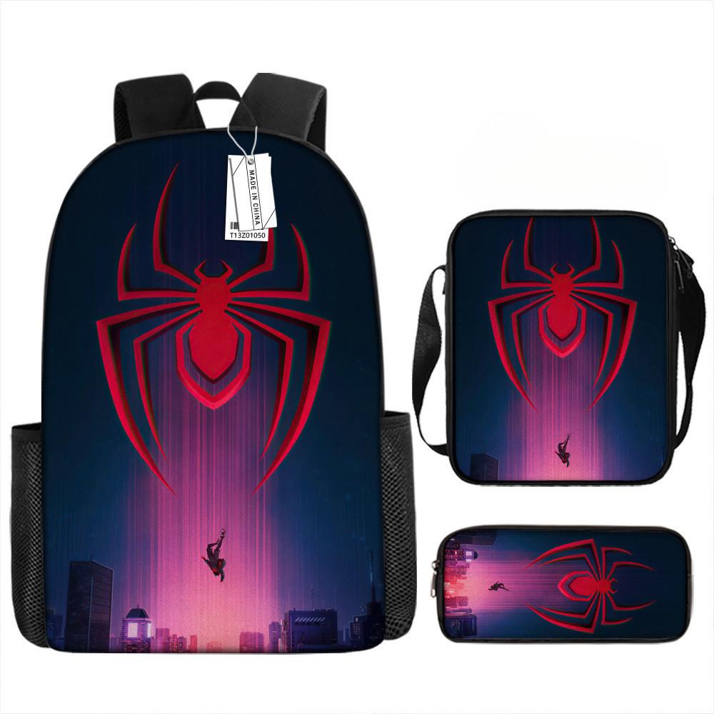 Mochila de Desenho Animado Mochila Escolar Estampada Estojo Bolsa Ombro