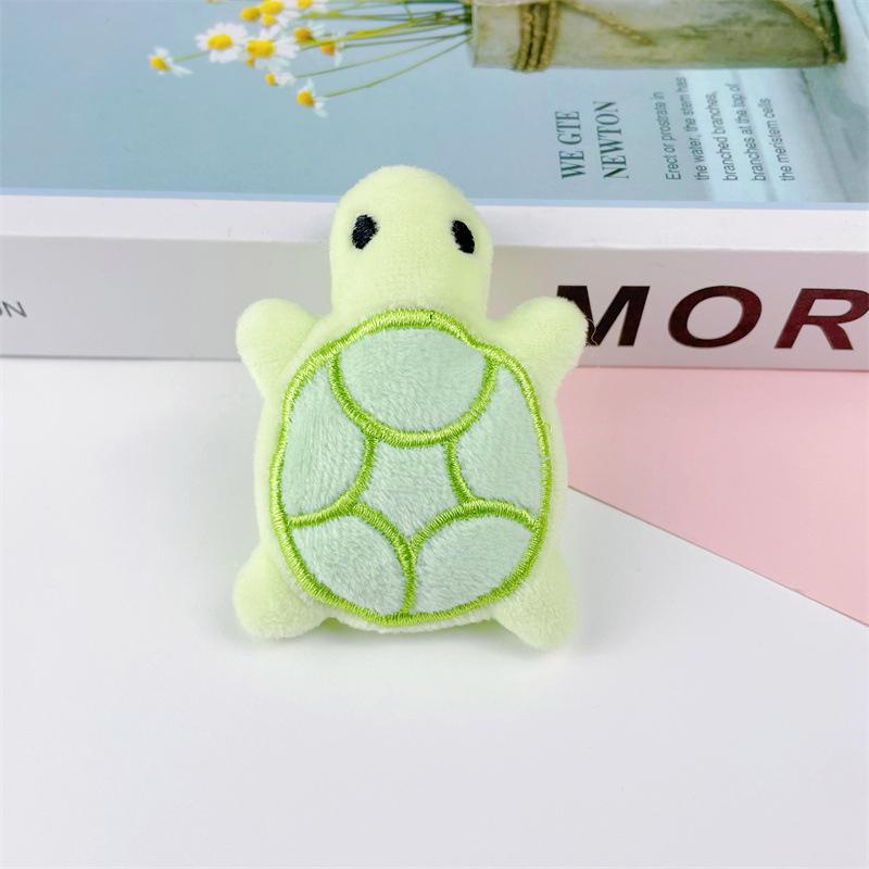 Tortoise Keychain Cute Animal Cartoon Key Pendant Decorative Soft Stuffed Plush Toy Keyring Sea Turtle Car Bag Pendant