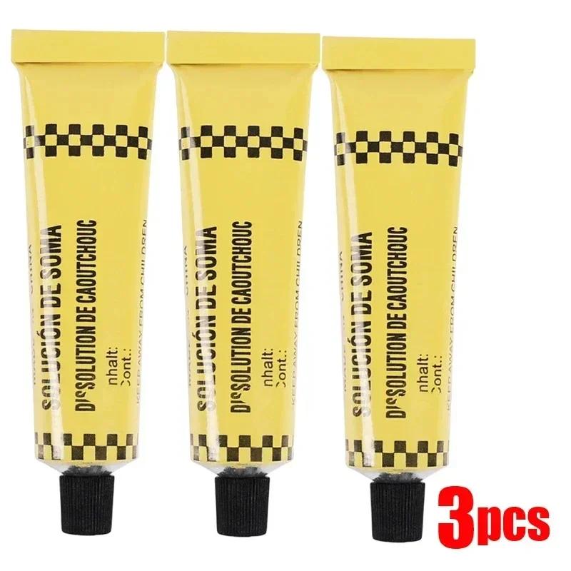 Universeller Reparaturkleber für Auto-, Motorrad- und Fahrradreifen. Flickwerkzeug für Schlauchpannen & Reifen.