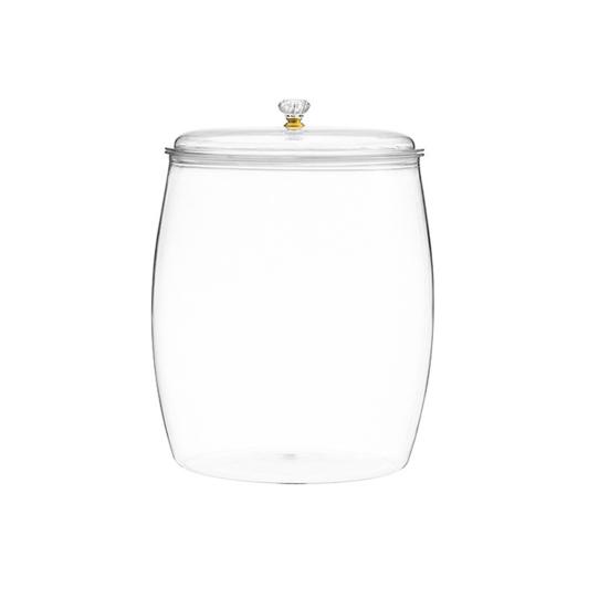 Герметичные банки с крышками Герметичные контейнеры для хранения Большая вместимость Прозрачный контейнер для хлопьев закусок кофе чая S