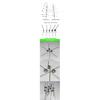 10PCS Wire diameter 0.8mm Left Rotation Spring left Torsion Spring Return And Reset V-shaped Spring laps1/2/3/4/5lap 304SUS
