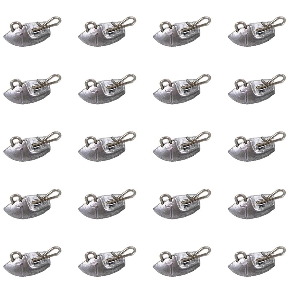 EXDUCT Jig Head 10g Set of 20 Fishing Joint Sinker