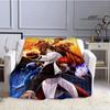 3D KOF Game Cartoon Blanket Warm Flannel Blankets Soft and Comfortable Blanket Home Travel Blankets Bed Linings Birthday Gift