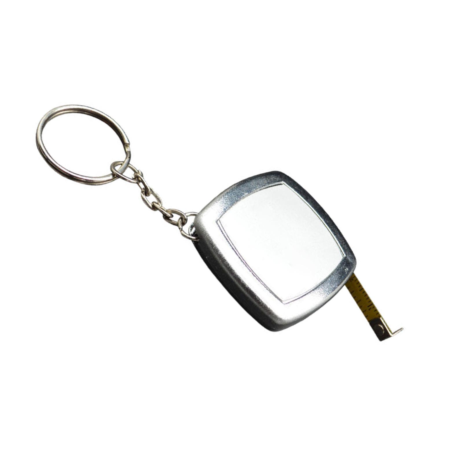 

Брелок Рулетка 2 метра Маленькая стальная рулетка Карманный размер Выдвижная измерительная лента для использования в помещении и на улице