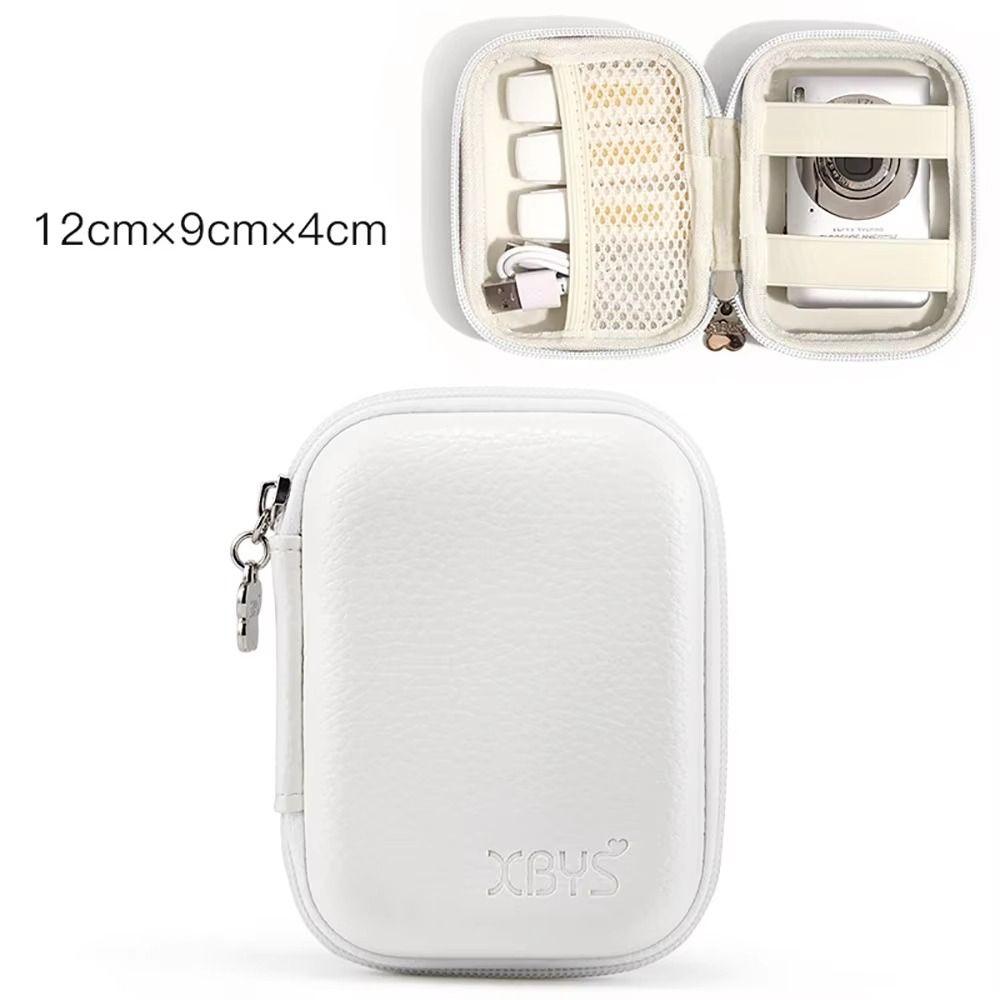 PU Leather Cameras Storage Holder Hard Shell Camera Carrying Bag Digital Camera Case  SD Card