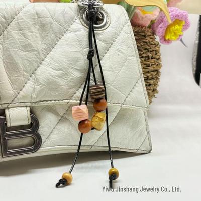 Handgefertigte Retro Perlenhandtasche & Handy-Anhänger Schlüsselanhänger