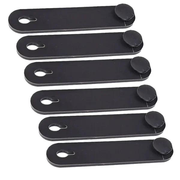 1-6Pcs Motorcycle Rubber Frame Securing Cable Wiring Harness Power Cord Tie Clutch Line Brake Ties Elastic Fix Accessories