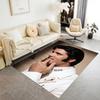 Rock Roll Icon Carpet Design for Bedrooms Balcony Game Room Foyer Antislip Carpet Office home decor Perfect Gift for Valentine's Wedding Birthday