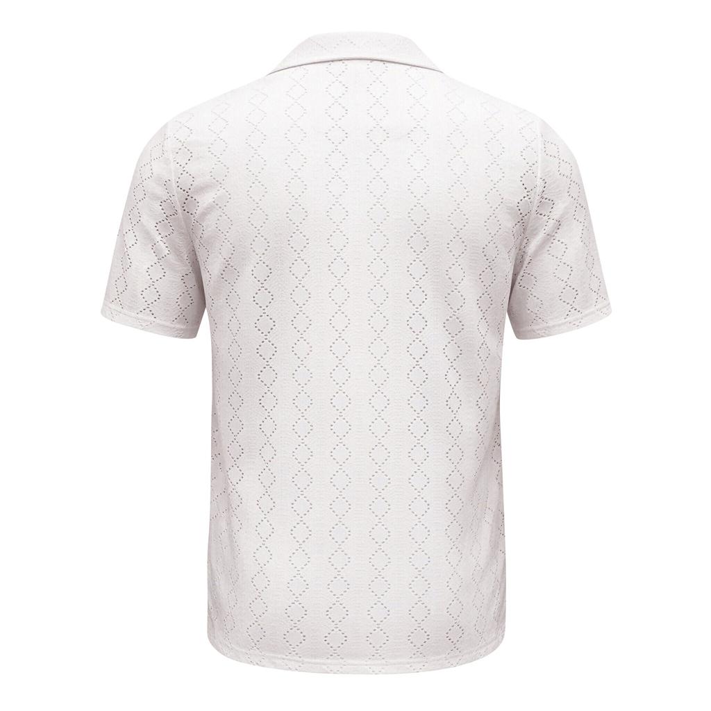 Men's Collared Openwork Outdoor Casual Comfortable Shirt