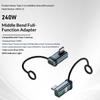 USB4 240W PD 5A Right Angle USB C to Type C Converter Fast Charging Data Sync Adapter for Car Camping Trip Charging