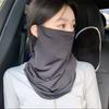 Sun Protection Guard Quick-Dry Fabric Ice Silk Face Guard with Breathable Mesh Cooling Fabric Extended Neck Gaiter Face Guard