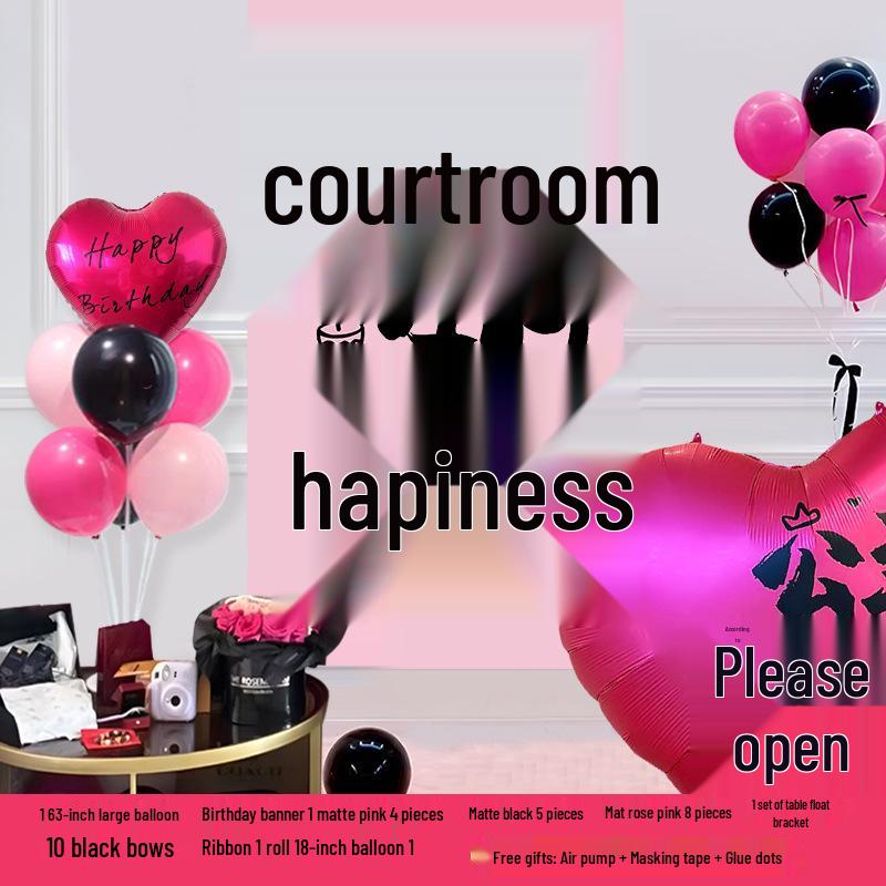 Extra Large Heart-Shaped Balloon for Goddess Festival & Women's Day Princess Birthday Party