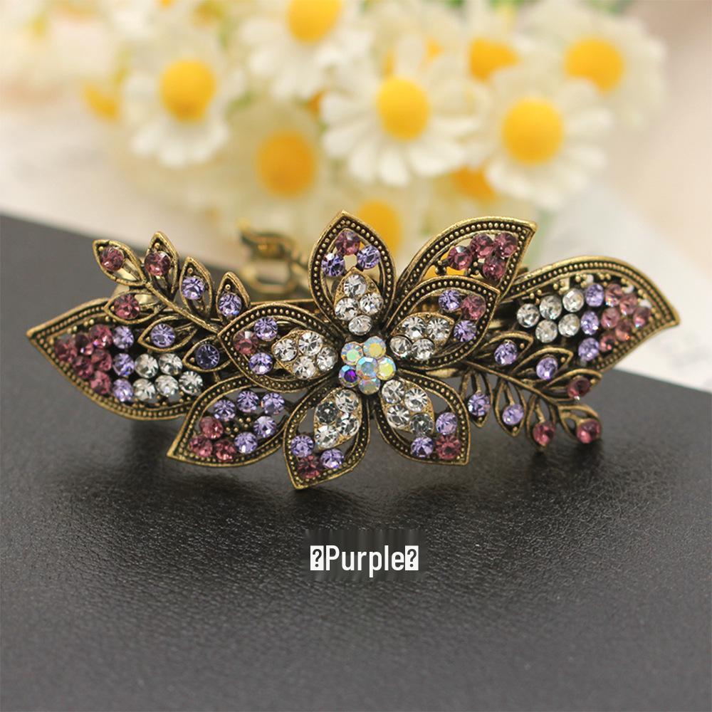 

Заколка-бабочка со стразами в корейском стиле - Аксессуар для пучка или конского хвоста