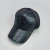 Bright Leather Pattern Outdoor Personalized Baseball Cap Men'S And Women'S Sports Fashion Sunshade Breathable Mesh Hat