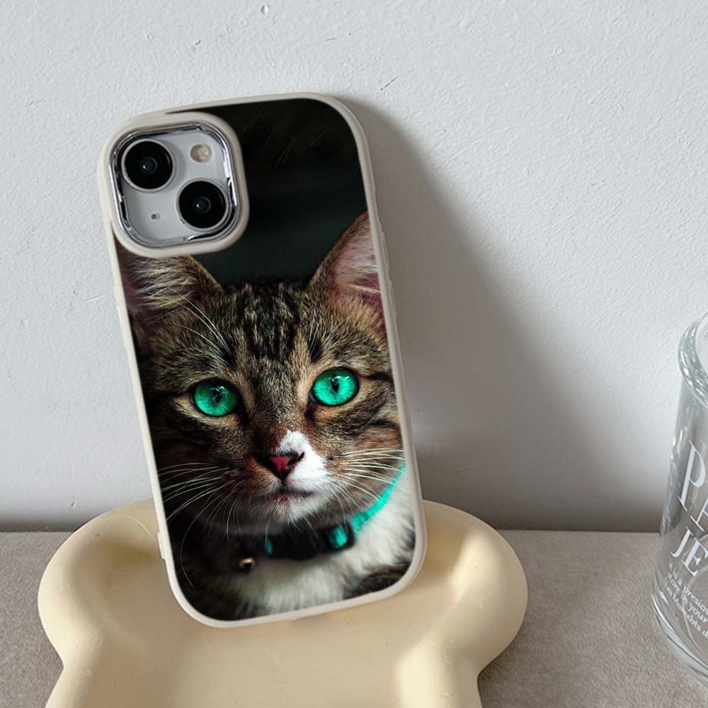 

для iPhone 13 14 15 Pro Max Samsung Galaxy A14 A15 A24 Xiaomi 13T Redmi 12C Мягкий пухлый чехол для телефона A41 Cool cat Черный дизайн Арт-чехол из ТПУ Honor 50 SE