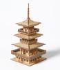Hallisun 3D Wooden Craft DIY Famous Tower Model Building 196 Pieces Puzzle, Kit, Craft, Architecture, Kit, Toy, Kids, Adults, Gift, Decor, Birthday,