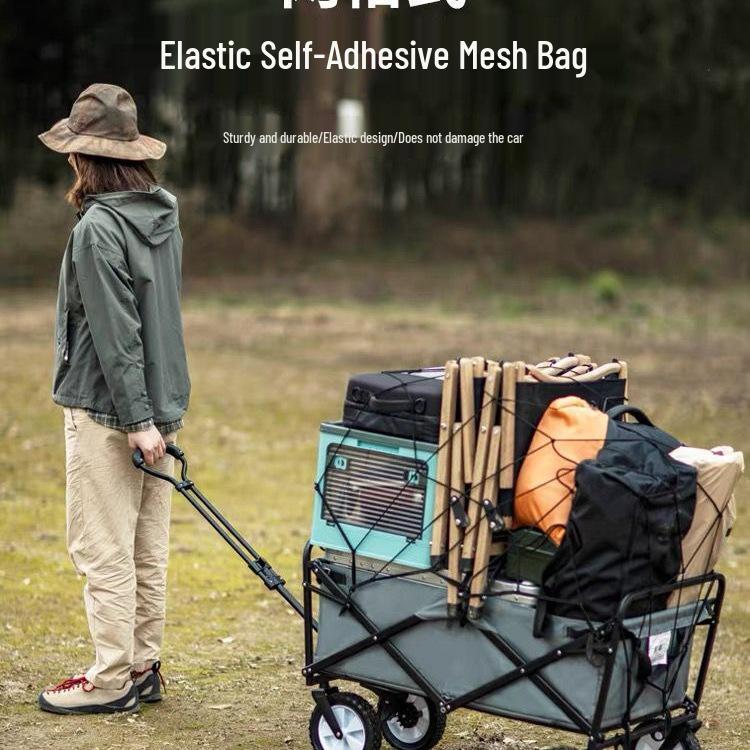 Bağlama Kayışlı Kamp Karavanları için Elastik File Cep File Çanta