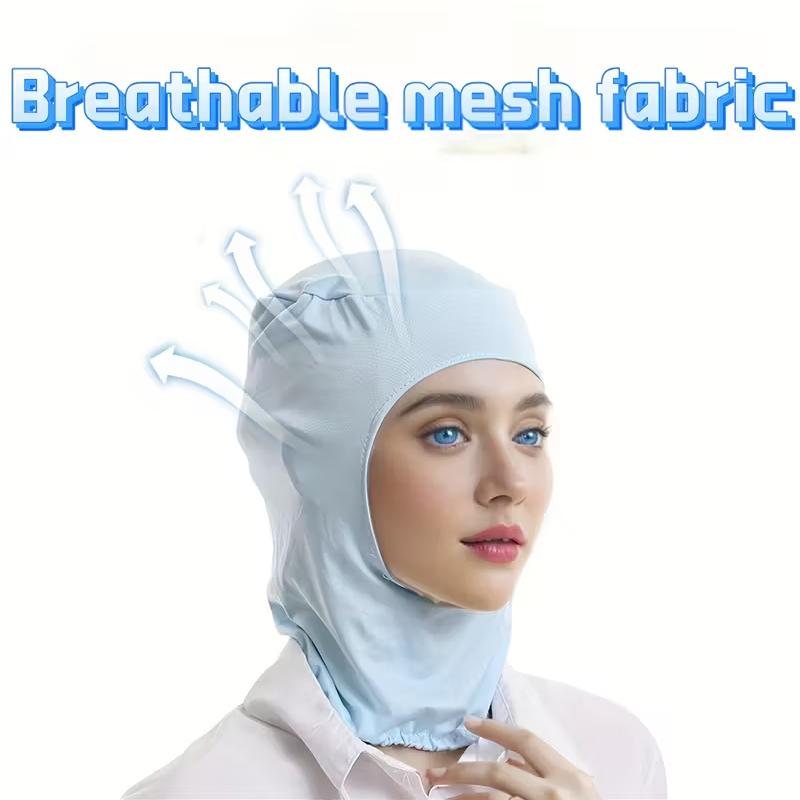 1PC Hat Skin Friendly Elasticity Convenient Neck Protection Comfortable Lightweight Windproof Cotton Fabric Durable