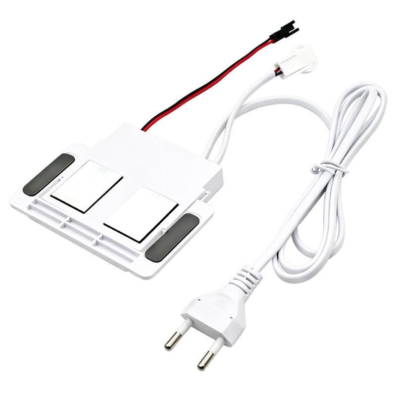 Dubbelnyckel Beröringssensor Badrumsspegel LED Avimningsbrytare 110-220V