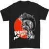 Punks Not Dead Koszulka Unisex Rockowa z Czaszką 100% Bawełna