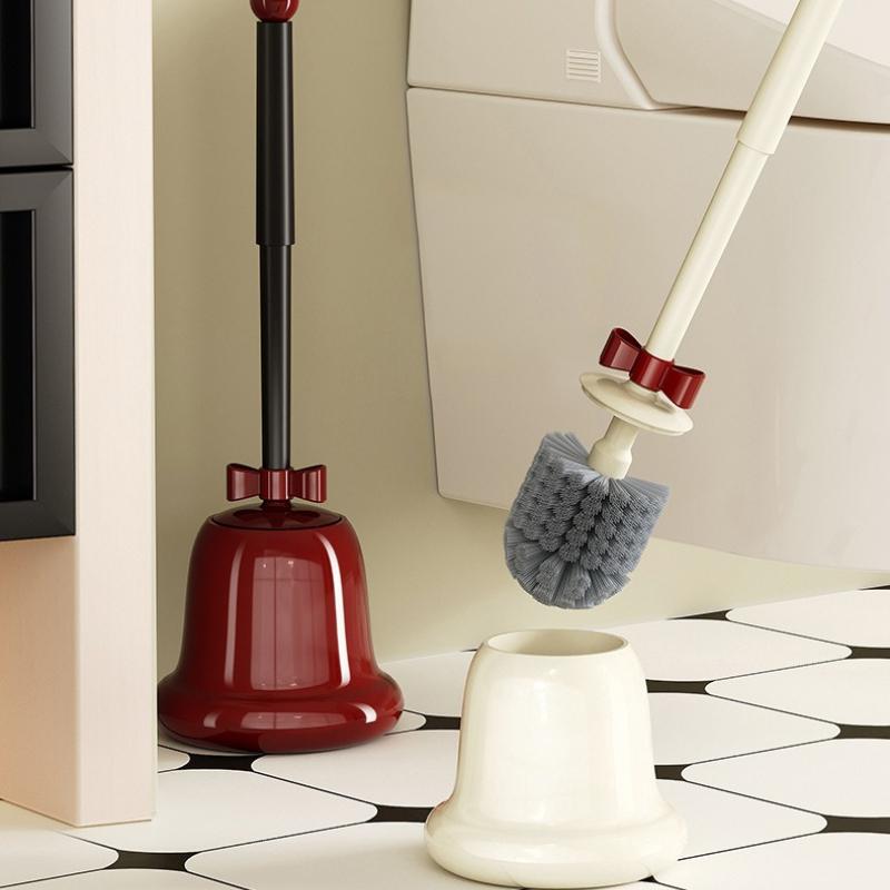 Toilet Brush Household Bell Shape Bathroom Toilet Cleaning Floor Type Deodorant Brush with Base
