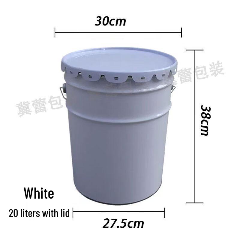 ZISIZ Круглое железное пустое ведро для краски