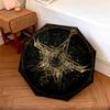 Golden Totem  pattern, automatic folding umbrella, portable and foldable design, 8 ribs, a Christmas or birthday gift.