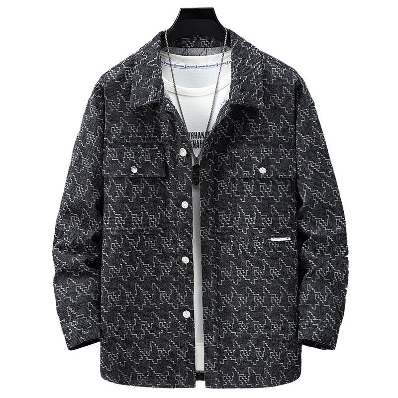 Autumn New Arrivals: Trendy Plus Size Men's Casual Jacket for Spring and Fall - Extra Large Up to 400 Jin