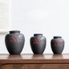 Vintage Plum Blossom Ceramic Tea Jar Sealed Coffee Candy Jar Antique Art Decorative Jars Storage Ornaments Home Decoration Gifts