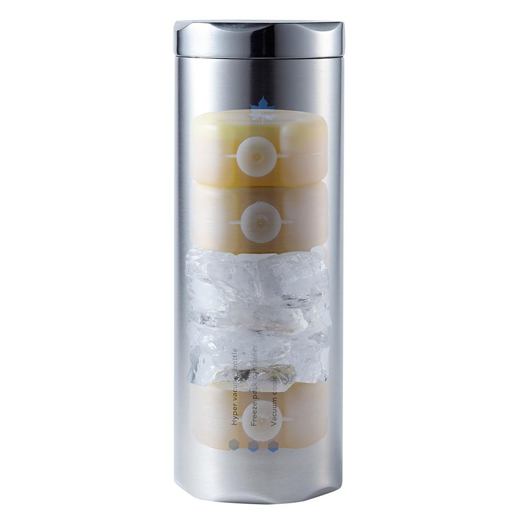LOGOS Keep Cylinder Cooler Box 81287600 Silver Sub-Zero
