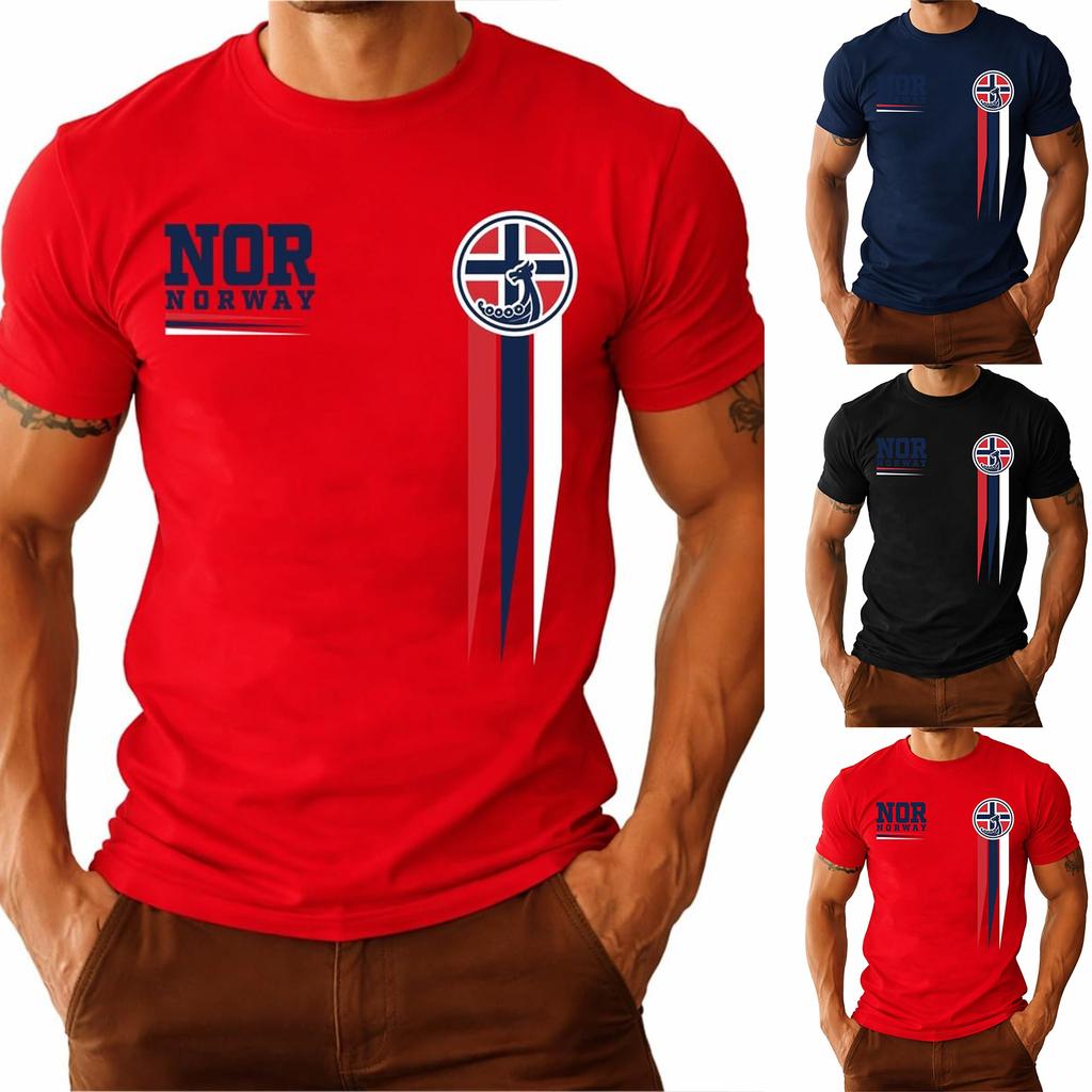 Unisex Soccer Fan Short Sleeve T-Shirt for Men and Women, Casual Sports Top for Day