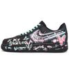 Nike Air Force 1 Abrasion Resistant Low Top Skateboard Shoes Unisex Pink Cyan CW2288-001(Team1353-)