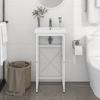 VidaXL Bathroom Vanity Frames White 40x38x83 Cm Iron