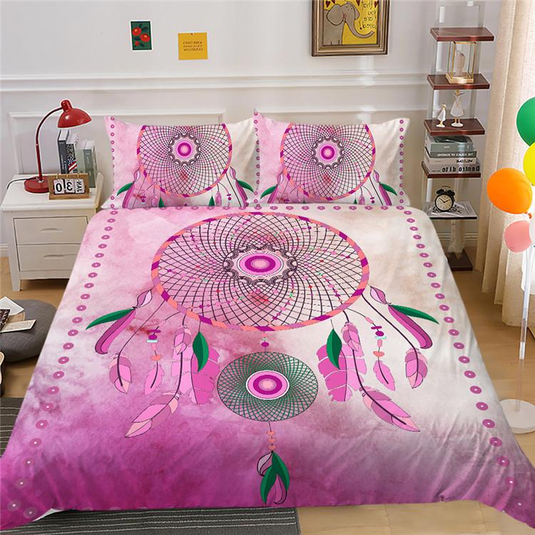 Dream Catcher 3D Digital Printing Bedding Two Or Three-Piece Set Polyester