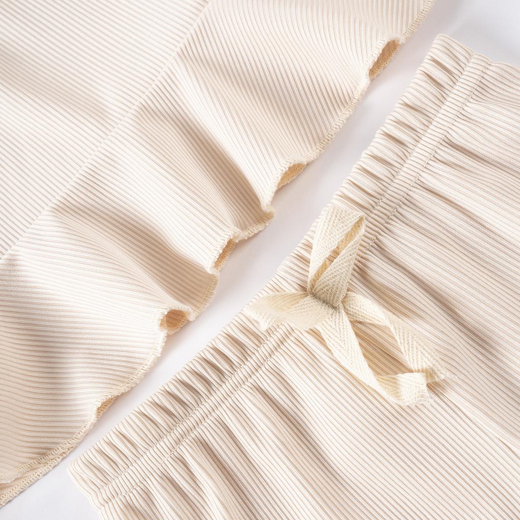 Dziewczęce spodenki typu halter Casual Set 2025 Letni zestaw dziecięcy