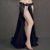 Practical Polyester Blend Belly Dance Skirt With Sparkling Sequins Appropriate Decoration Hip Scarf For Multiple Uses
